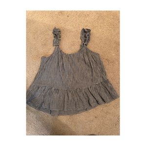 Madewell Gingham Tank Top